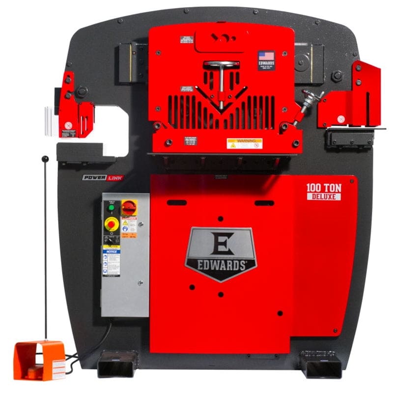 100 Ton Brand New Edwards Deluxe Ironworker, 2025- W/Powerlink System, 5 Loaded Workstations - Image 2