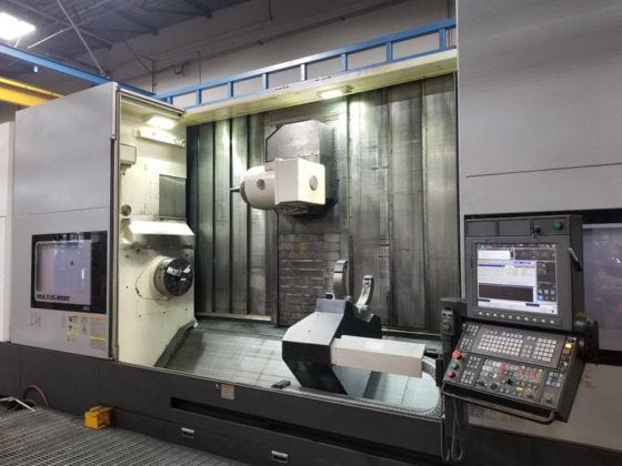 Okuma Multus B550-W CNC Lathe, 2016 - Big Bore, Installed 2018, Renishaw Probing - Image 2
