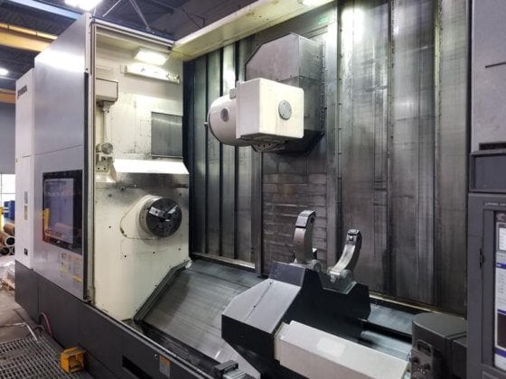 Okuma Multus B550-W CNC Lathe, 2016 - Big Bore, Installed 2018, Renishaw Probing - Image 3