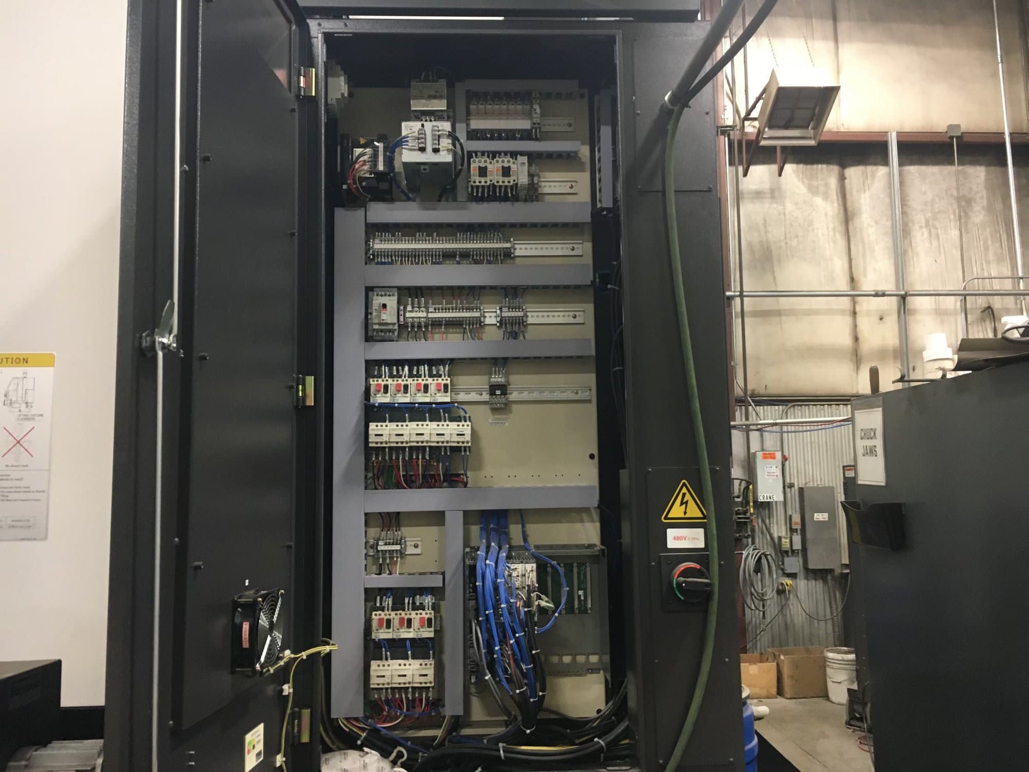 Okuma V100R CNC VTL, 2017 - Under Power, Milling, 32" Chuck, Video - Image 9