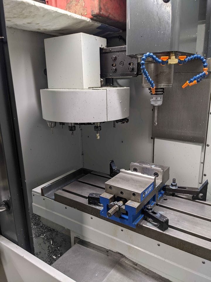 Haas Mini Mill VMC, 2013 - Rigid Tapping, Chip Auger, Low Hours/Hobby Machine - Image 4