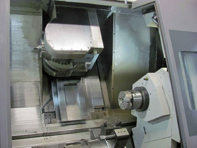 Mori Seiki MT-2000SZ CNC Mill/Turn Lathe, 2001- Sub Spindle, 40 Tools, Inspection Ready - Image 6