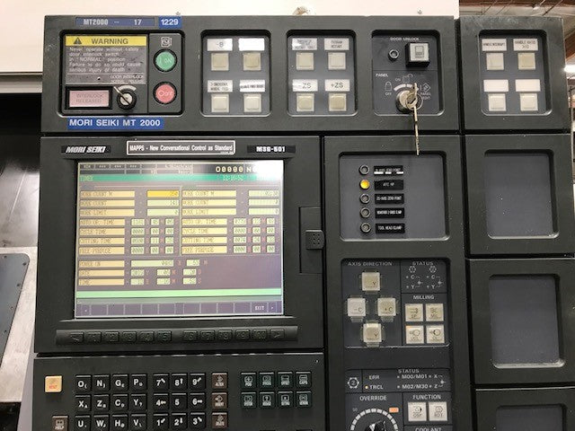 Mori Seiki MT-2000SZ CNC Mill/Turn Lathe, 2001- Sub Spindle, 40 Tools, Inspection Ready - Image 2