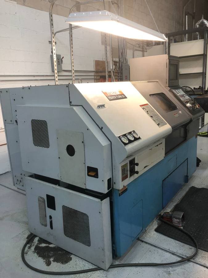Mazak Quick Turn 20 Lathe, 1998 - Chip Conveyor, Tailstock - Image 2