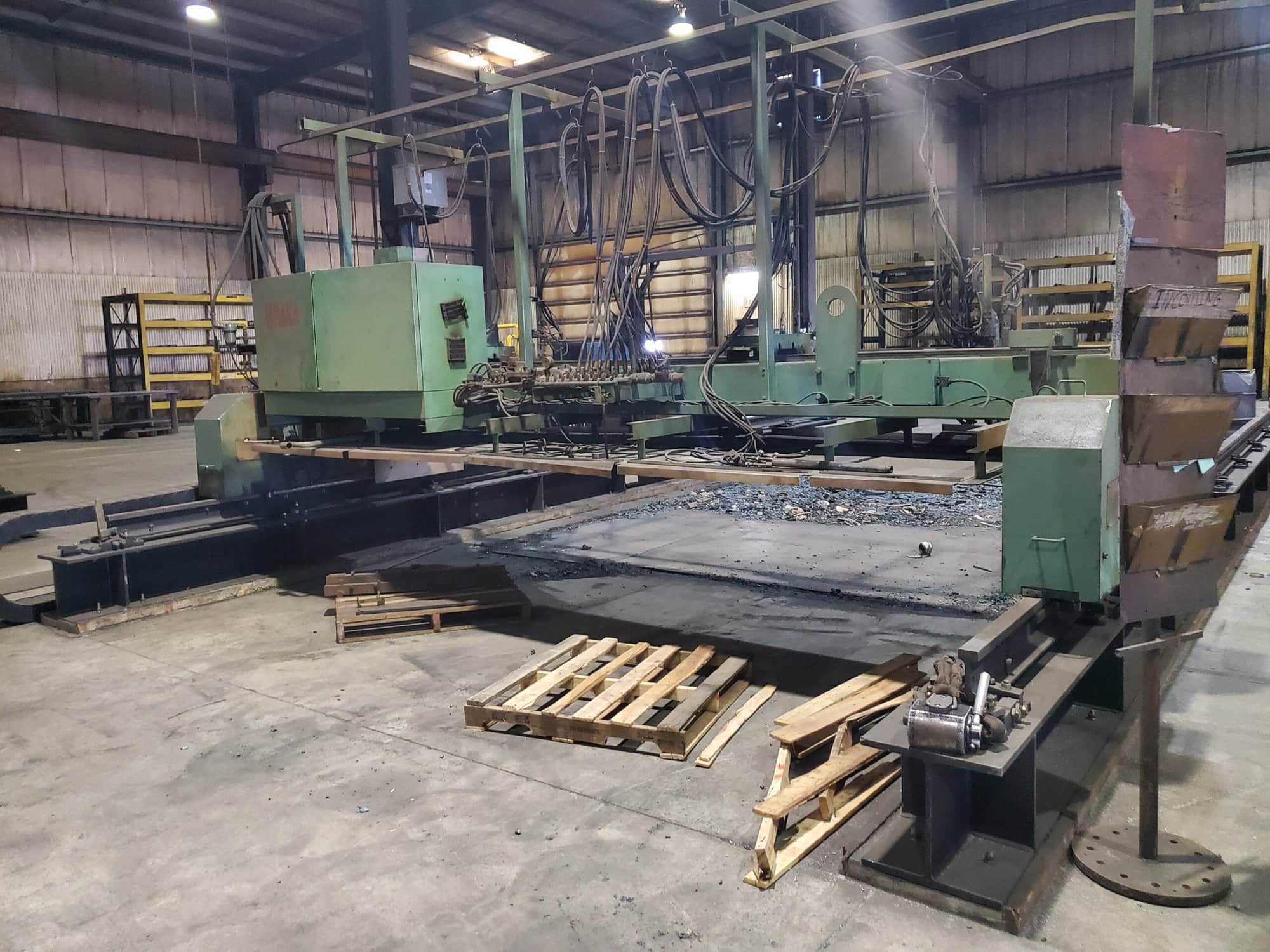 13' x 20' Tanaka KT650J Oxy Fuel Flame Cutter, 2006- 5.5" Capacity without material support table