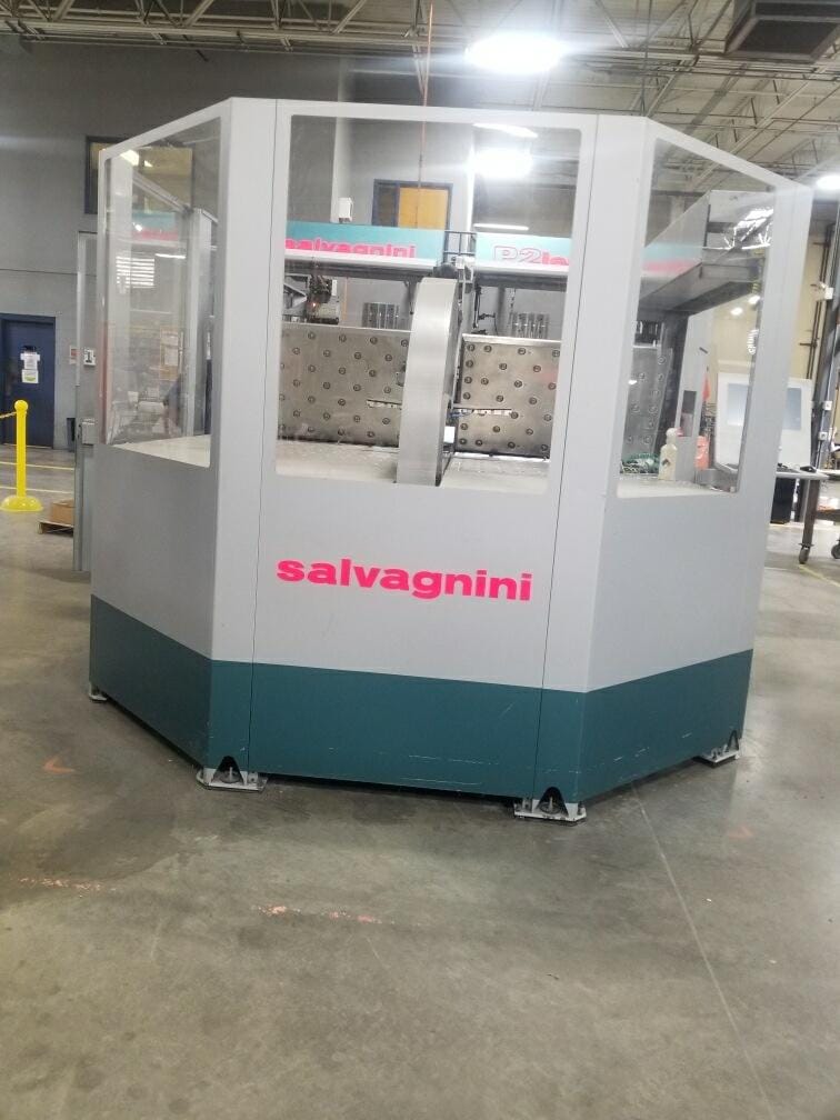 Salvagnini P2lean Servo-Electric Panel Bender, 2016- Under power