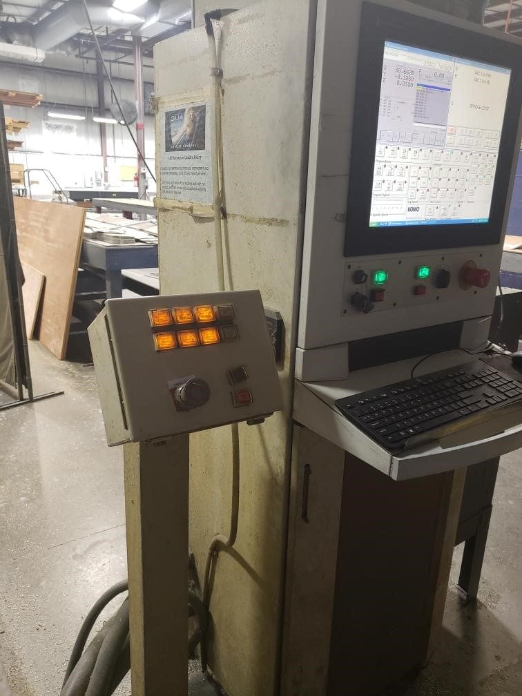 Komo VR 524 3 Axis CNC Router, 2006 - 24k RPM Spindle, 10 Station Tool Changer - Image 2