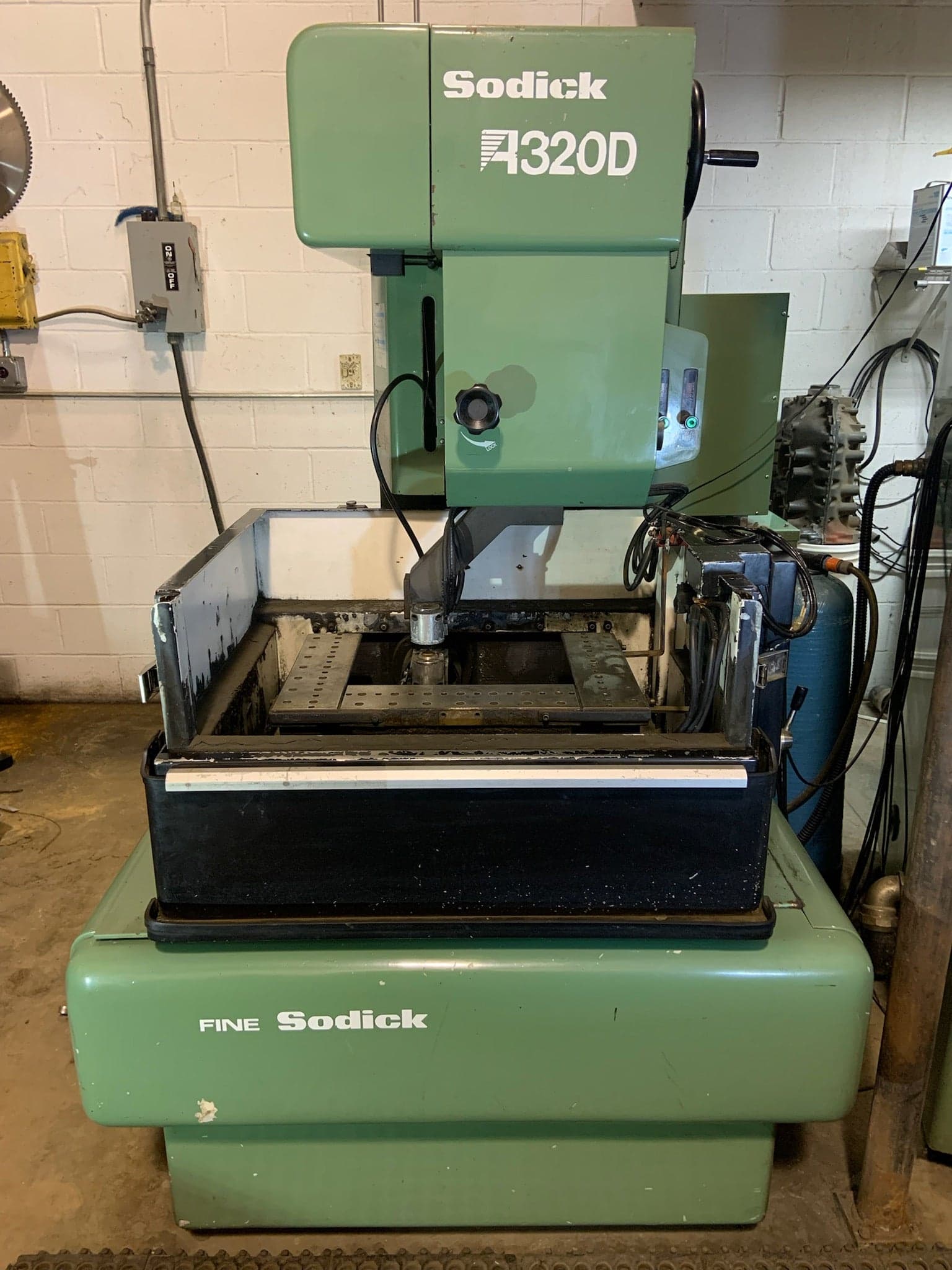 Sodick A320D Wire EDM, 1994- Video Available