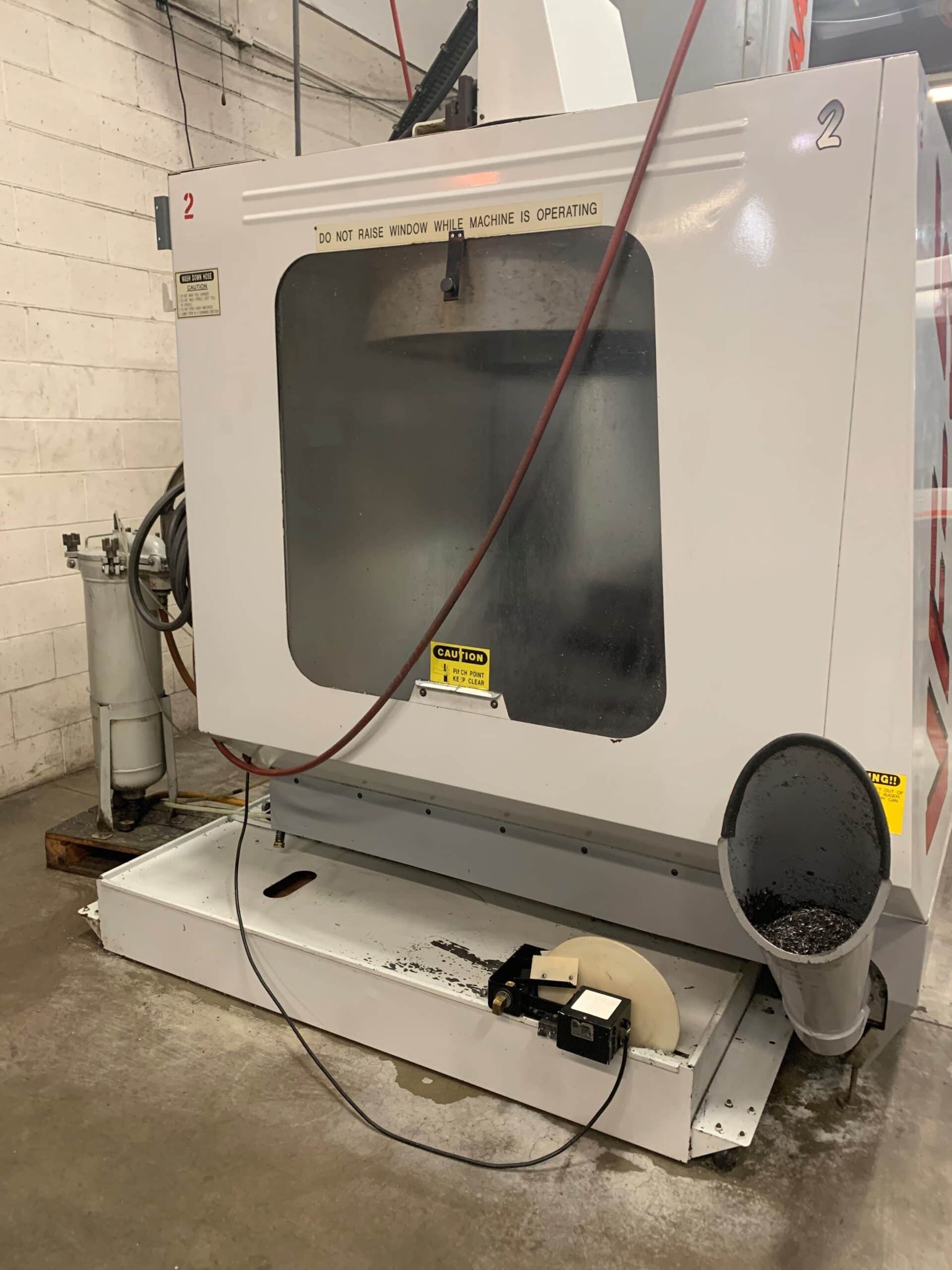 Haas VF-5/50 VMC, 1999 - 4th Axis Pre-Wired, Chip Auger - Image 4
