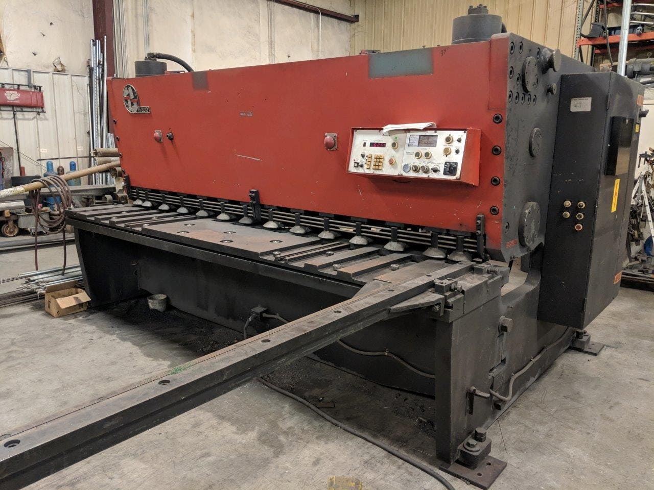 1/2" x 10' Amada H-3013 Shear, 1987- Programmable Back Gauge
