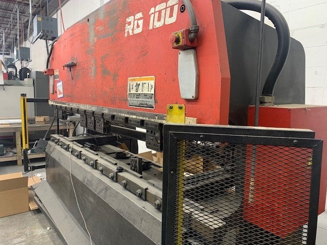 110 Ton x 10' Amada RG-100 Press Brake, 1999 - NC9-EX II Control - Image 2