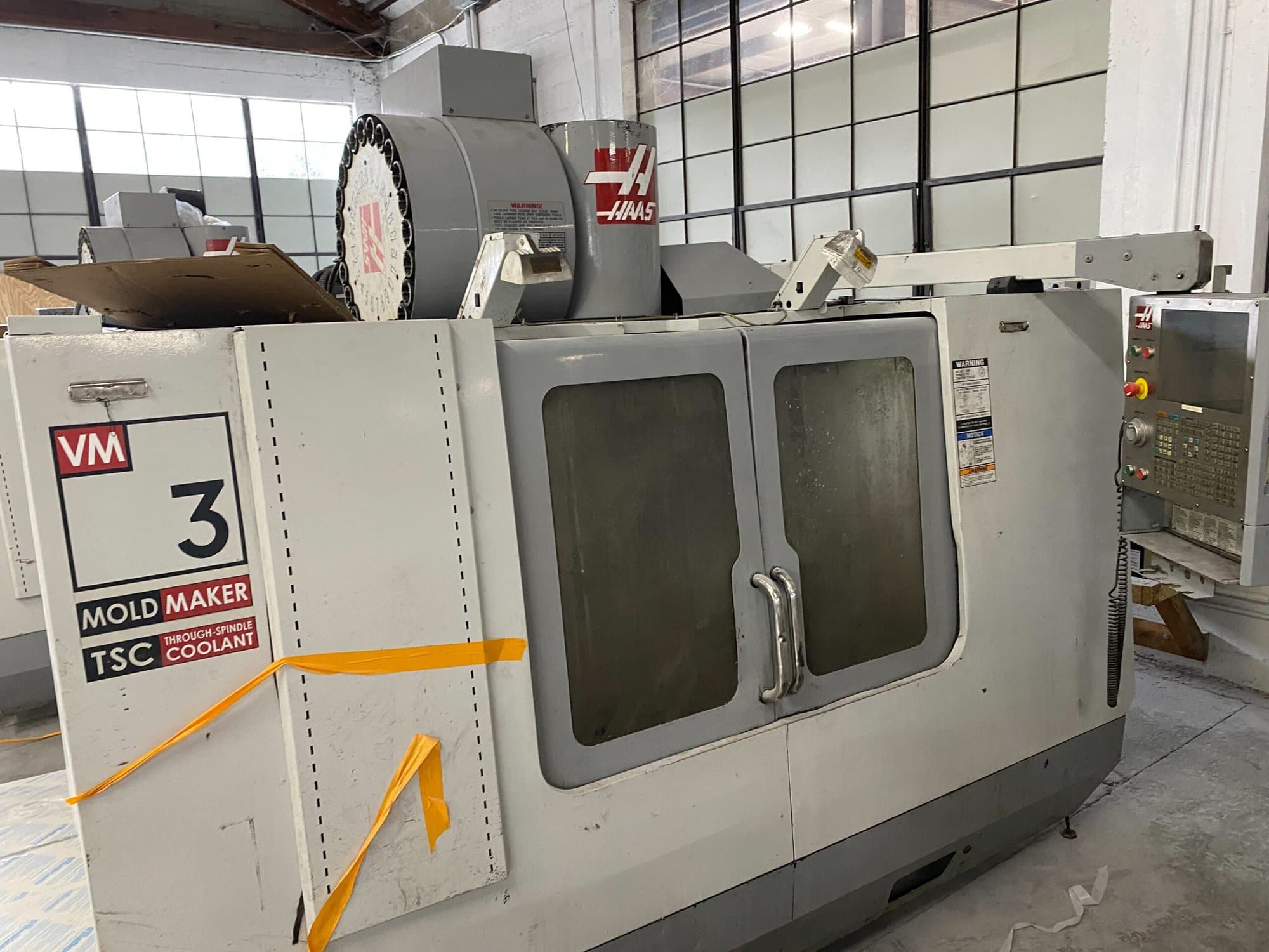 Haas VM-3 VMC, 2006- Thru Spindle Coolant, Mold Maker, and Tool Setter Included