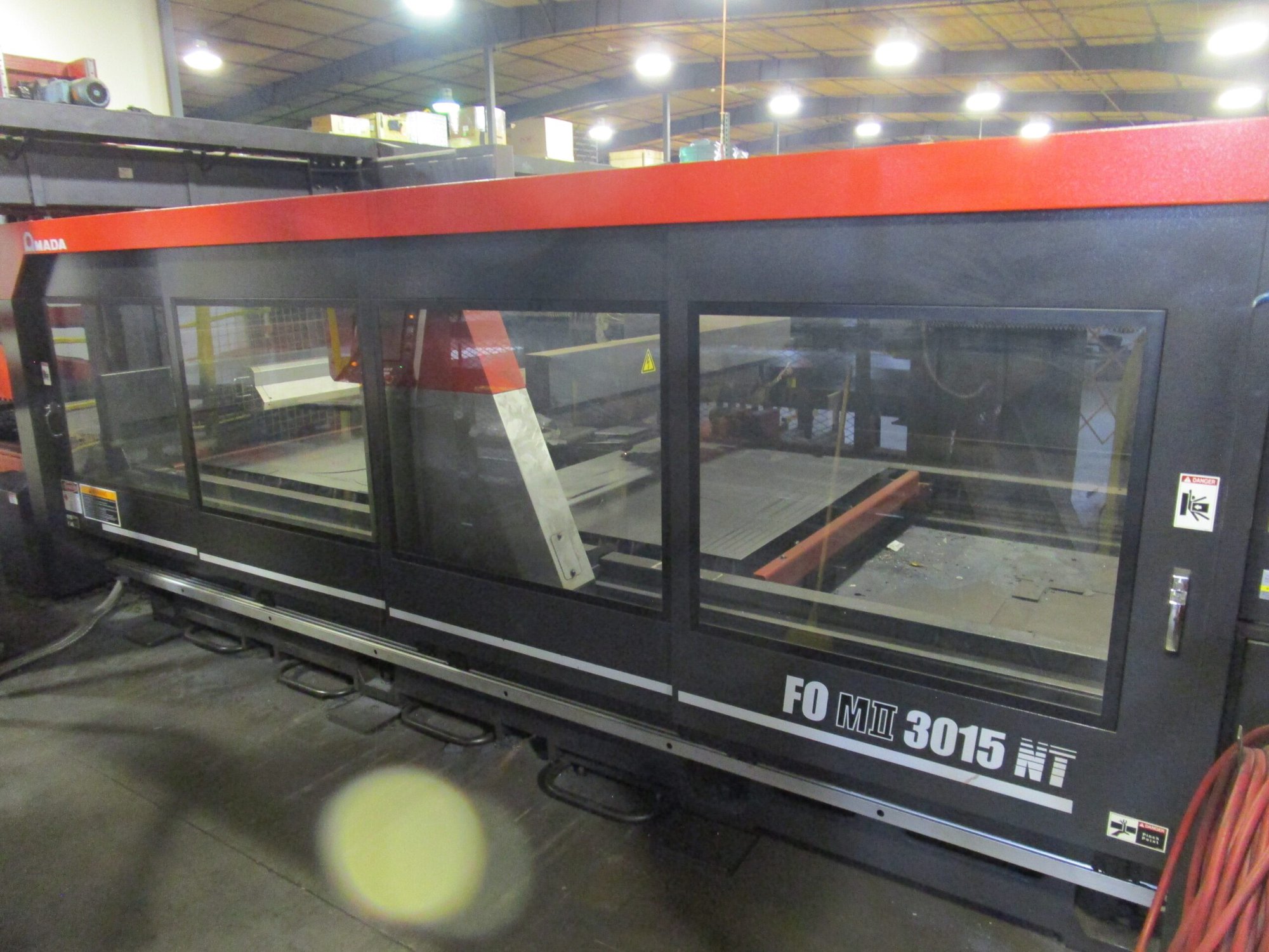 4000 Watt Amada FOM2-3015NT CO2 Laser, 2014- 5' X 10' Table