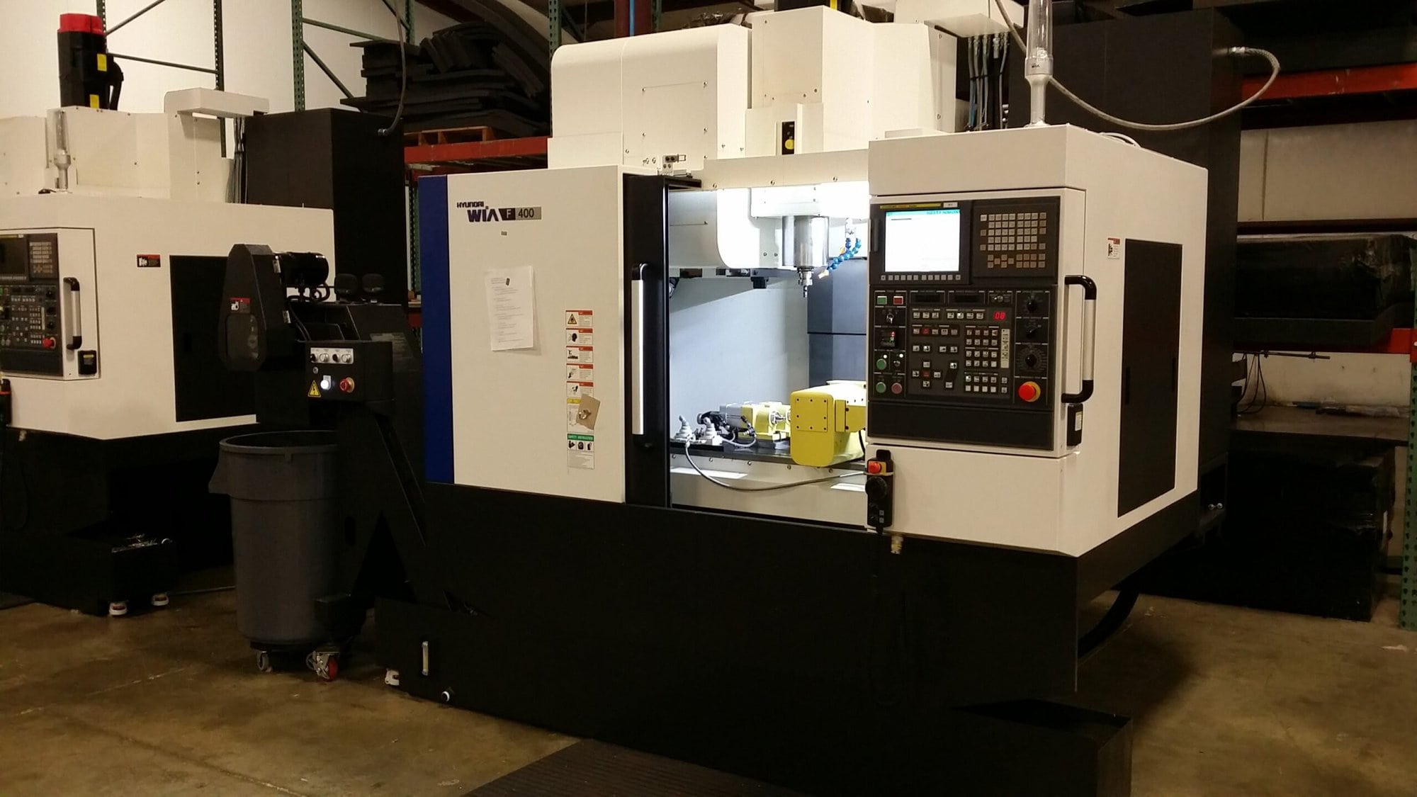 Hyundai Wia F400 VMC, 2016 - 4th Axis, TSC, 12k RPM