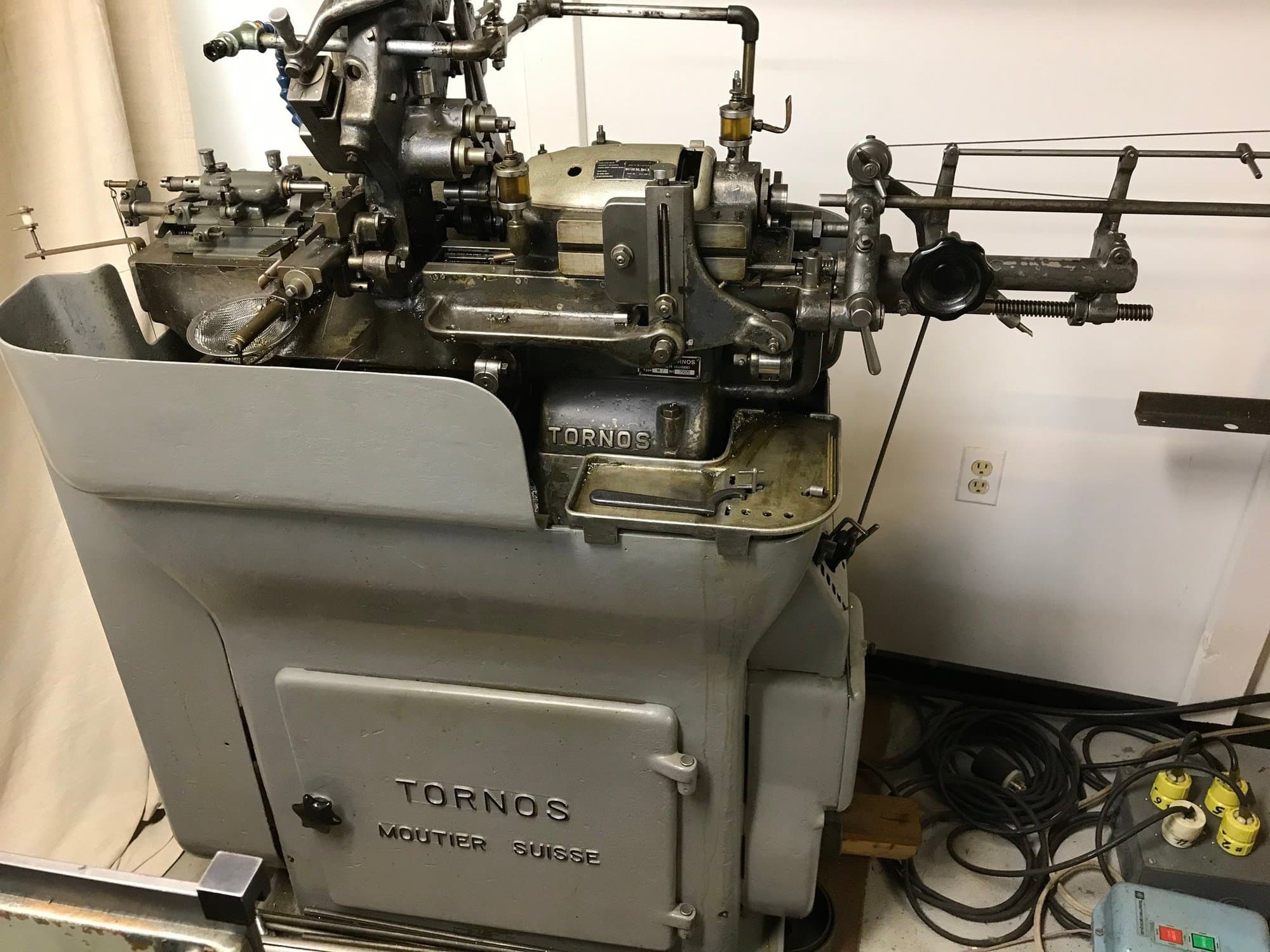 Tornos M-7 Swiss Screw Machine, 1960's - Spindle Drilling Attachment