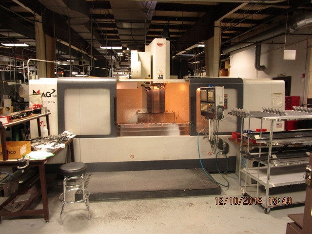 Fadal 8030HT VMC, 2007 - Fanuc Control, Through Spindle Coolant