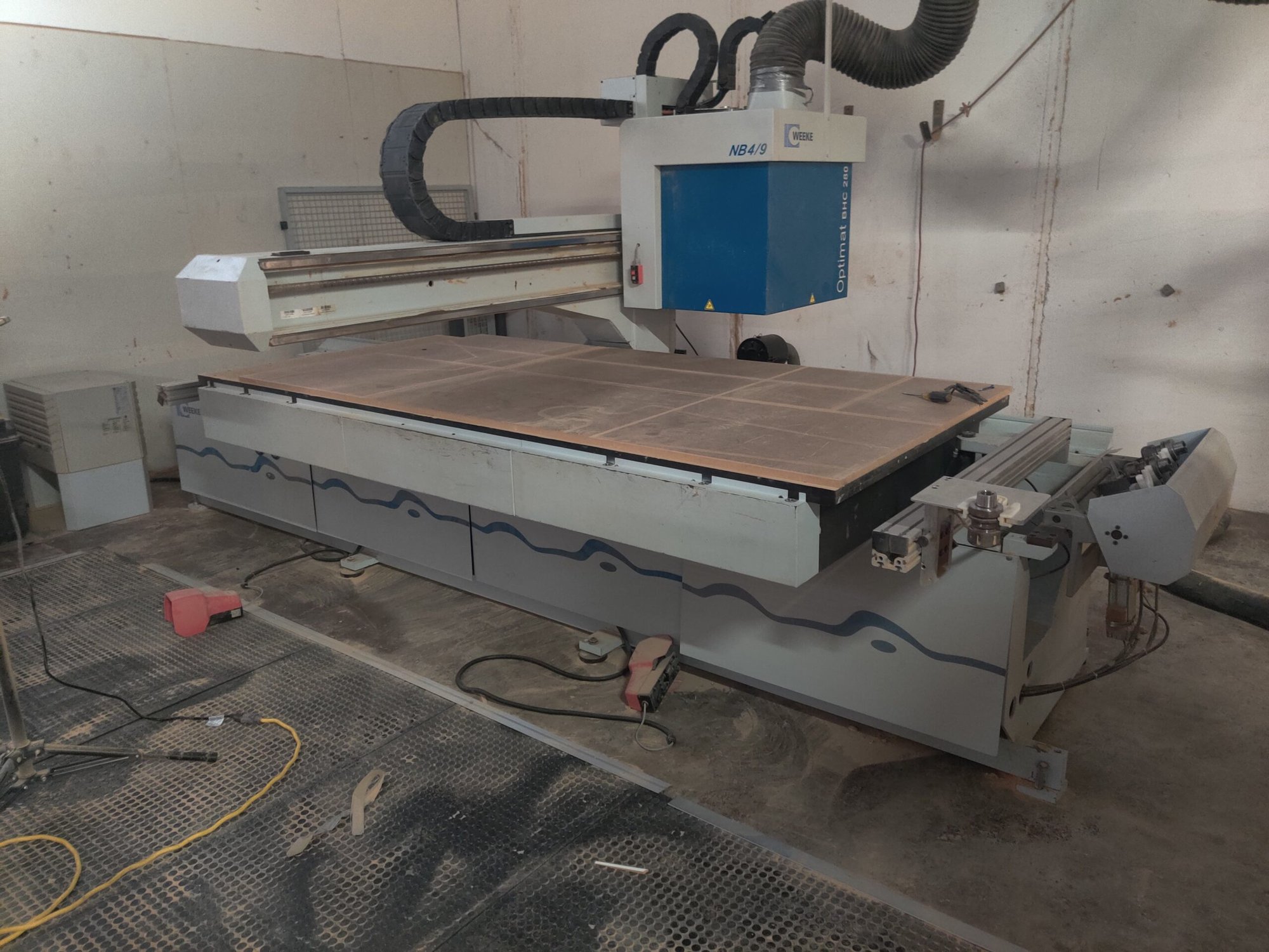 4' x 9' Weeke BHC-280 CNC Router, 2004