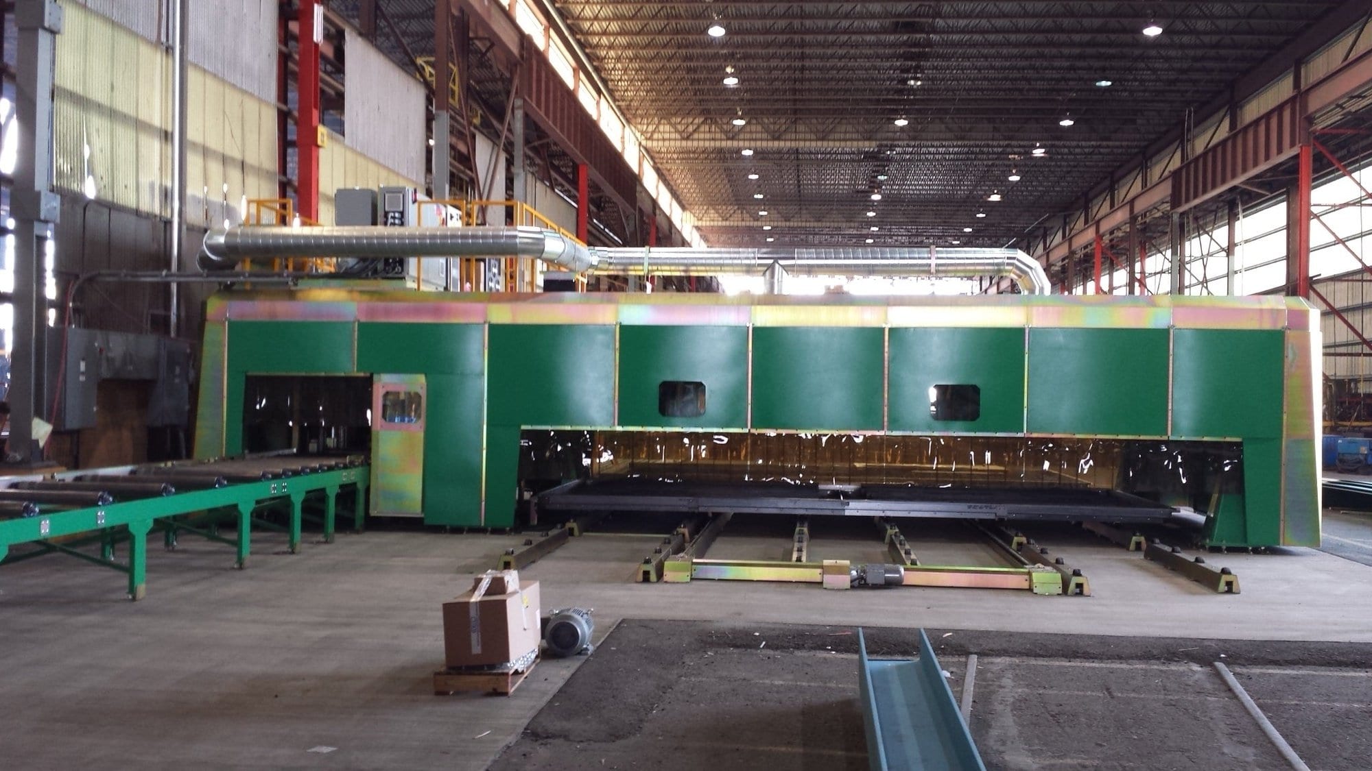Robot Plasma Cutting System Inovatech PRS900, 2014-HPR 400 XD, (2) 10' X 24' Tables