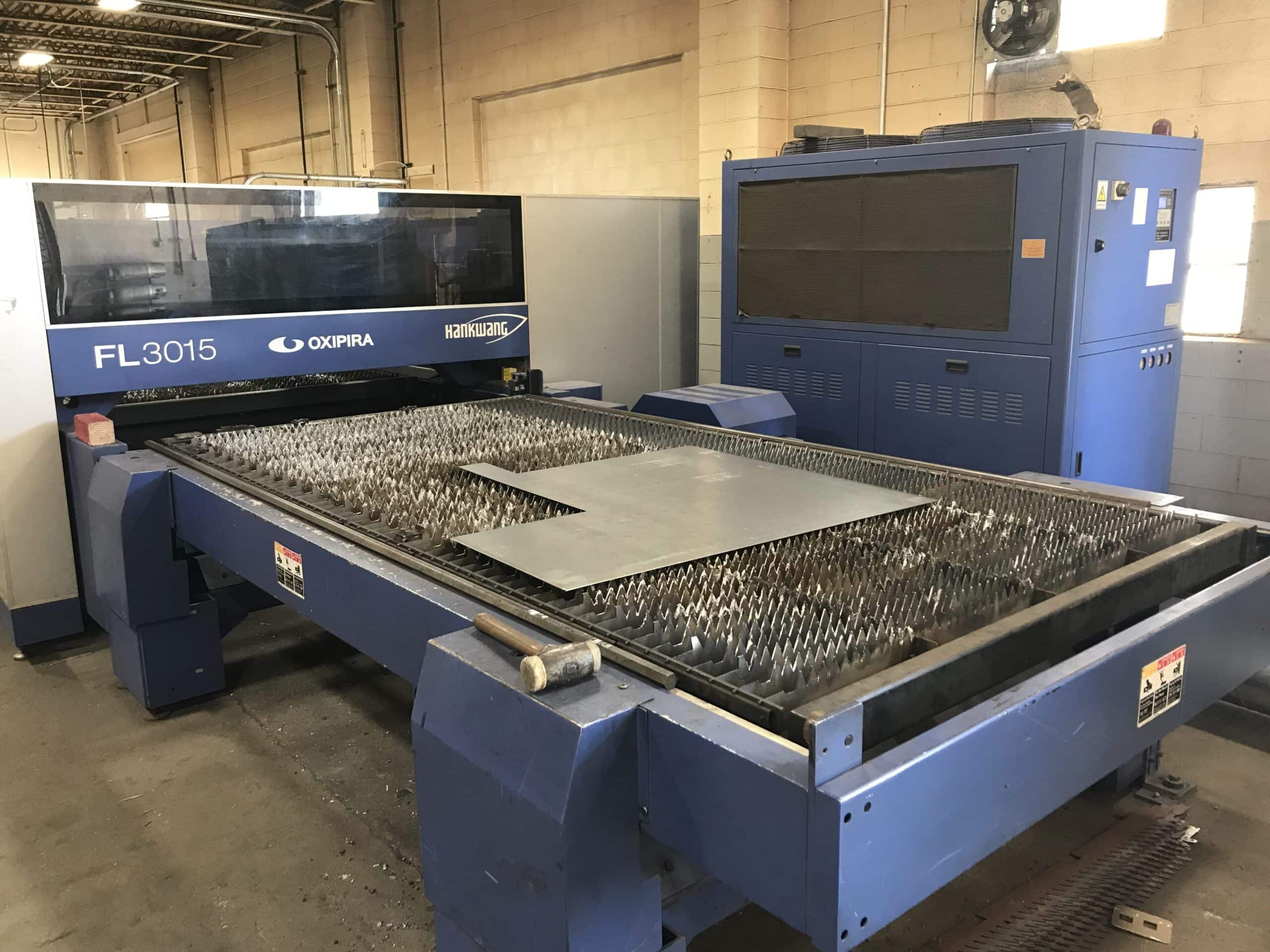 4000 Watt HK FL 3015 Co2 Laser, 2013- 5' X 10', VERY LOW HOURS