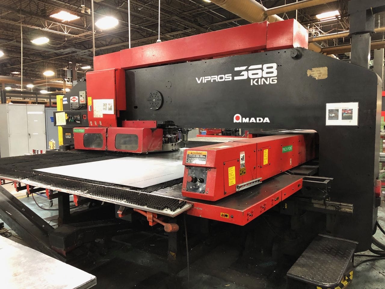 33 Ton Amada Vipros 368 King CNC Turret Punch, 1996