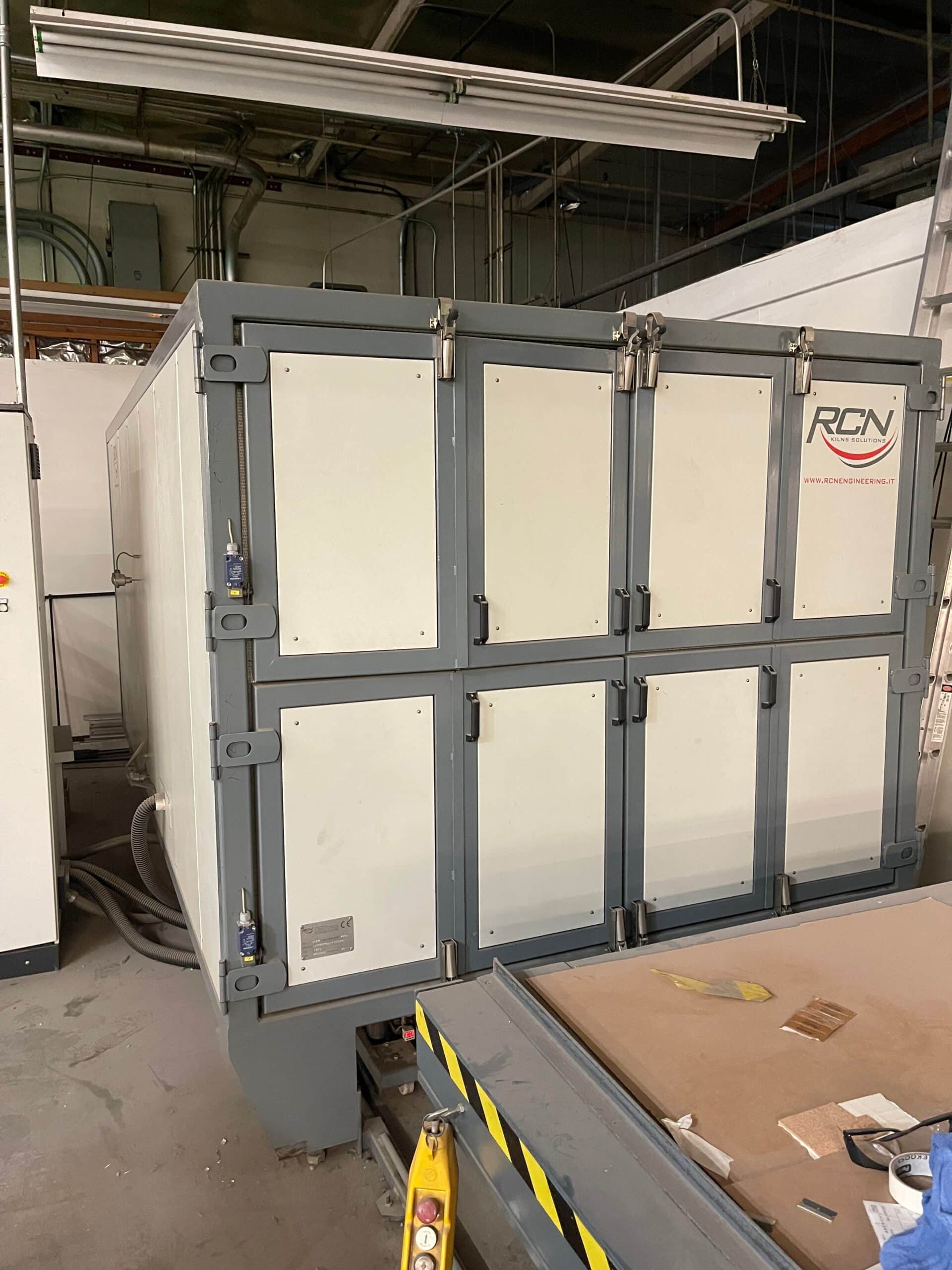 R.C.N. Glass Lamination Oven, Assembly Table, and Hydraulic Lift, 2011- **Very Low Hours** Make an Offer - Image 4
