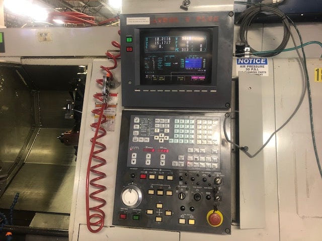 Mazak Super Quick Turn SQT 18M Mark II CNC Lathe, 1995 - Live Tools, Parts Catcher - Image 3