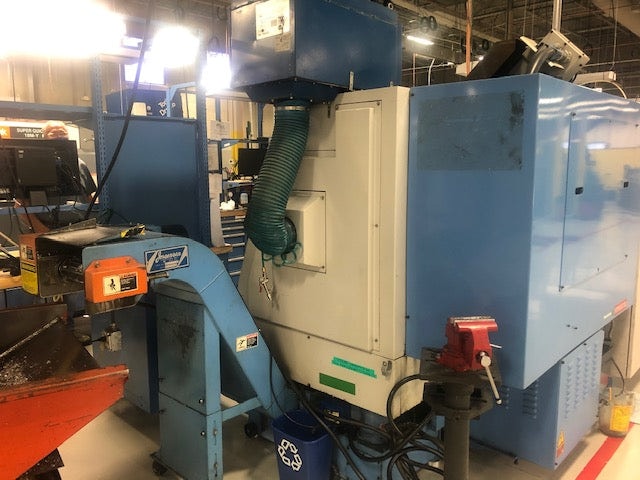 Mazak Super Quick Turn SQT 18M Mark II CNC Lathe, 1995 - Live Tools, Parts Catcher - Image 7
