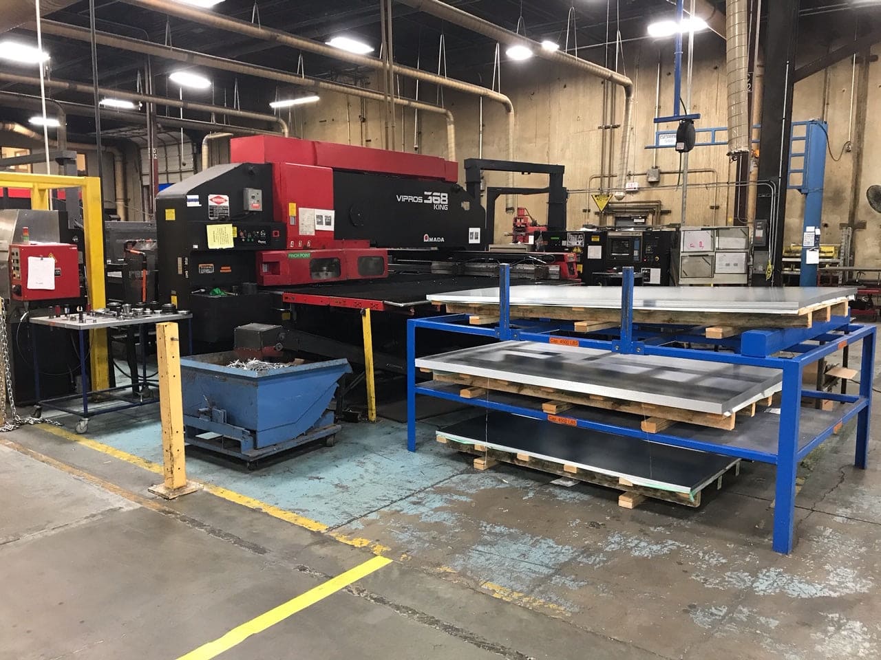 33 Ton Amada Vipros 368 King CNC Turret Punch, 1996 - Image 4