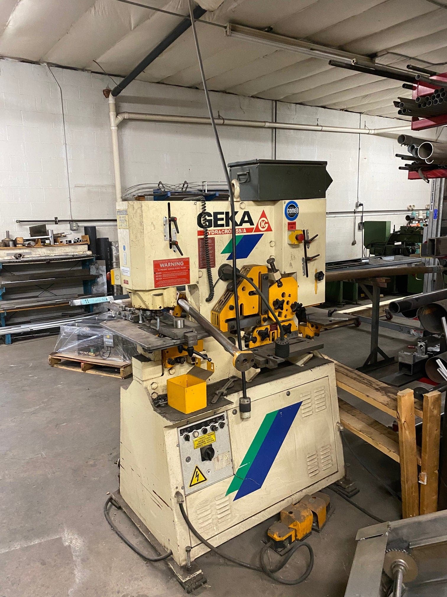 55 Ton Geka Hydracrop 55/A Ironworker, 2000
