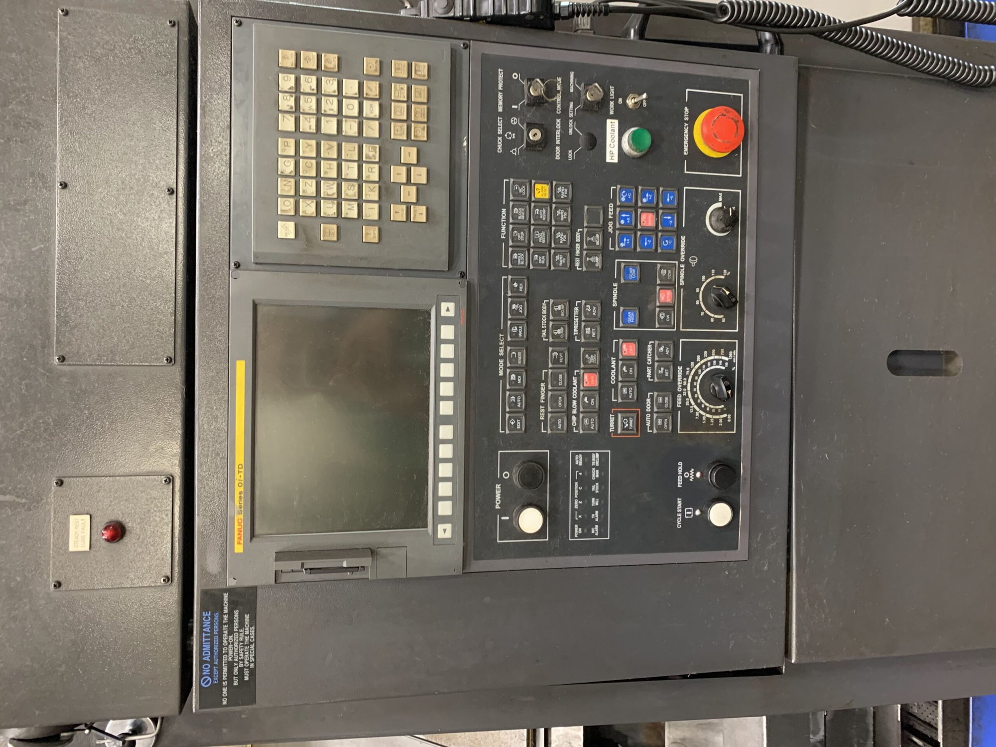 Hwacheon Hi-Tech 850BBL YMC CNC Lathe, 2014 - Y-Axis, Live Tooling, C-Axis, Steady Rests - Image 2