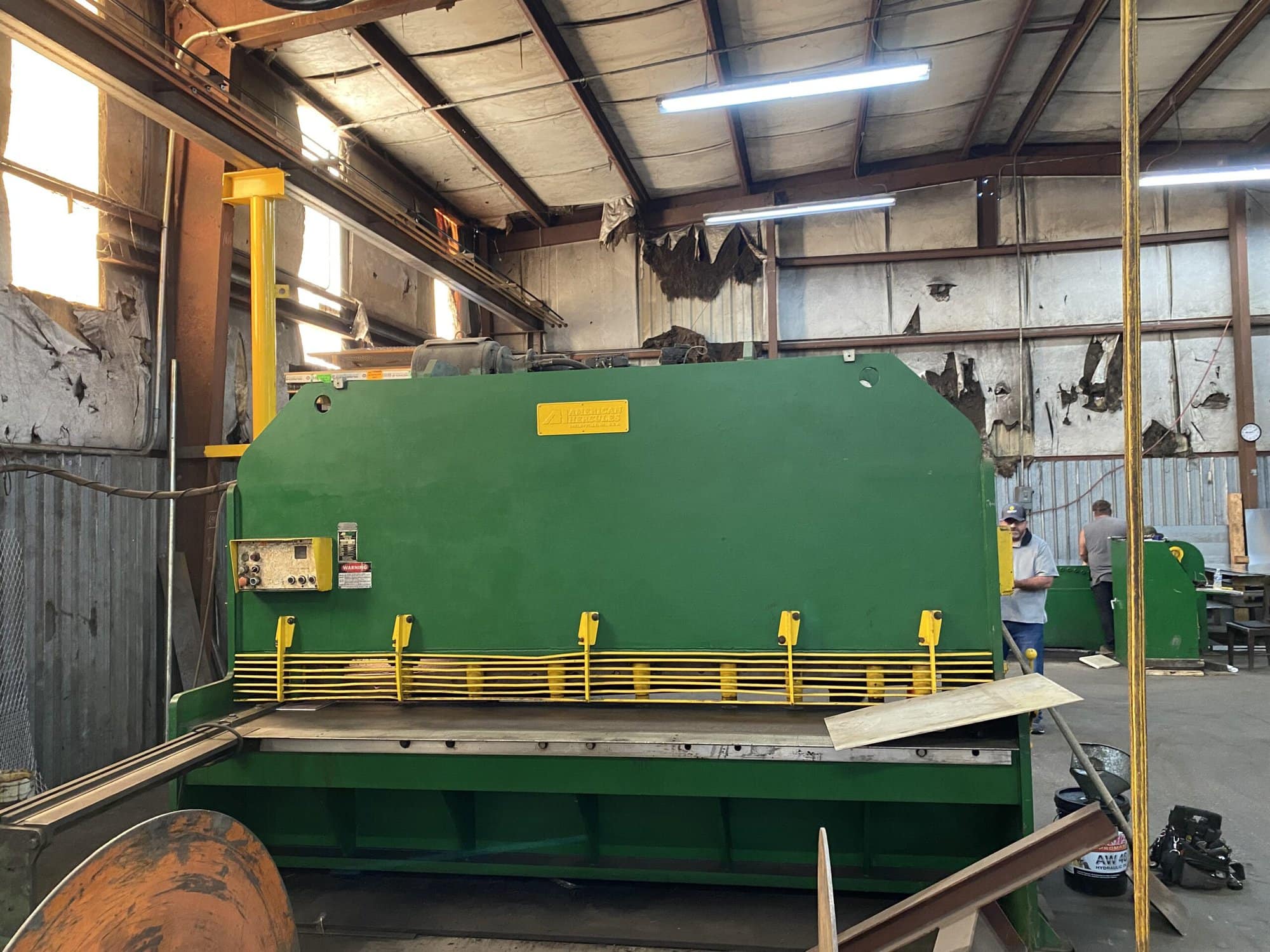 1/2" x 10' American Hercules M10590 Shear- Squaring Arm and Backgauge Included - Image 3