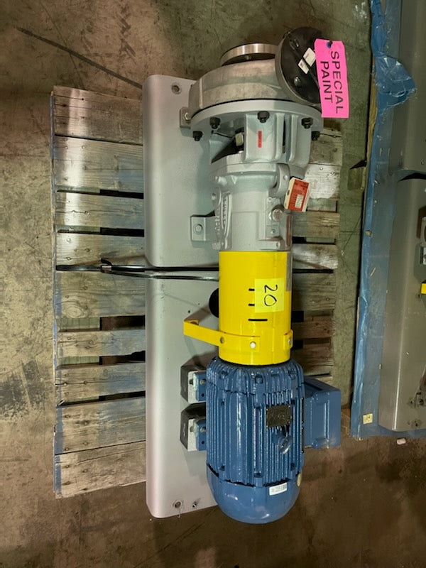 Flowserve 316SS, Mfg 2019 1K1.5X1-82-RV-D4 Pump XP Drive