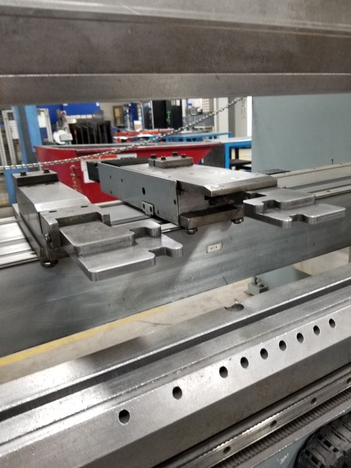 150 Ton x 10' LVD Strippit PPEB-150-10 CNC Press Brake, 2004- Tooling Included - Image 9