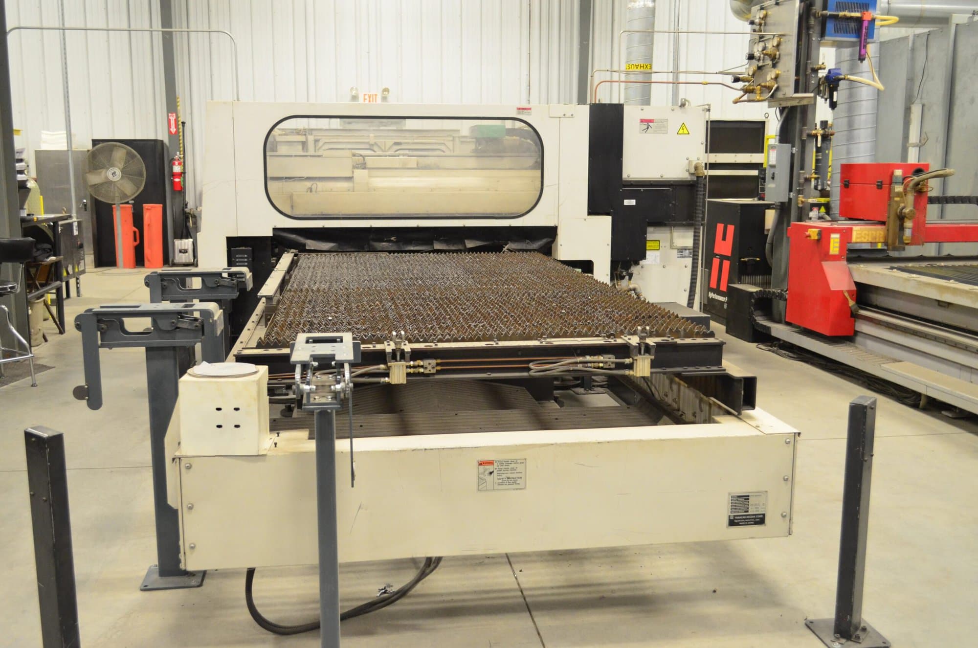 4000 Watt Mazak Hypergear 510 CO2 Laser, 2006 - 5'x10' Table