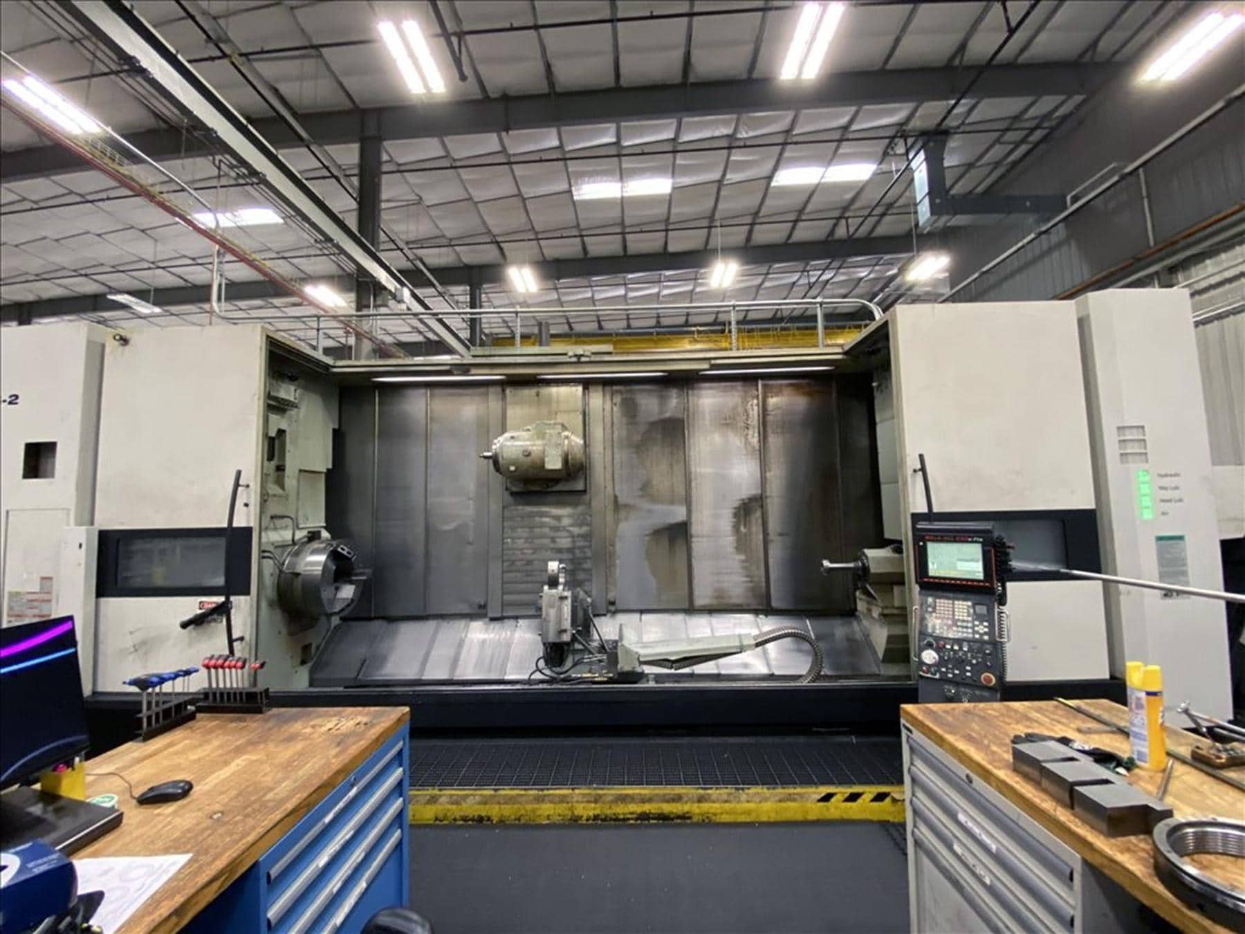 36" x 160" Mazak Integrex E-650H, 2006, B & C Axis Turning Center