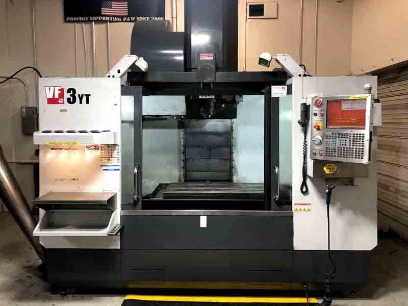 2010 Haas VF-3YT/50 - Thru Spindle, Wired for 4th and 5th Axis