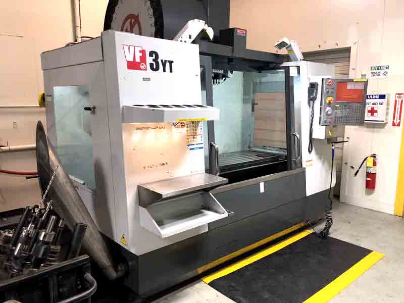 2010 Haas VF-3YT/50 - Thru Spindle, Wired for 4th and 5th Axis - Image 3