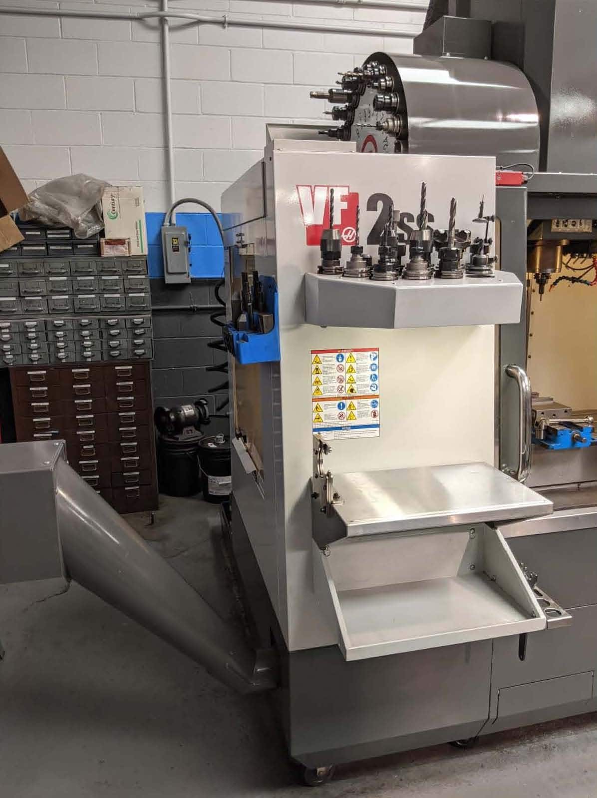 Haas VF-2SS VMC, 2012 - Chip Auger, High Speed Machining - Image 4