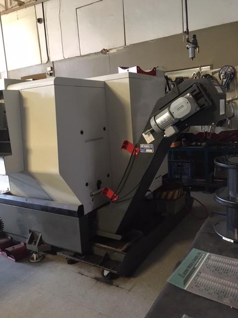 Haas ST-20 CNC Lathe, 2015 - Tailstock, Chip Conveyor - Image 9