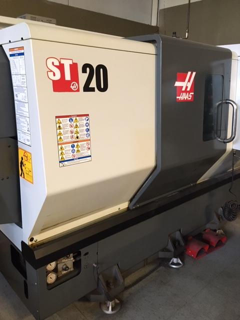 Haas ST-20 CNC Lathe, 2015 - Tailstock, Chip Conveyor