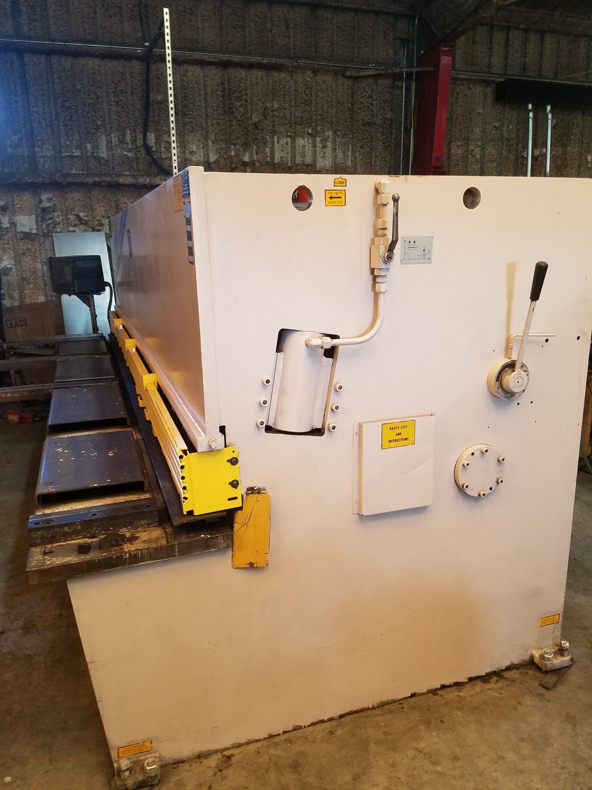 1/4" x 12' Wysong H-2512 Hydraulic Shear, 1999 - 36" Back Gauge & PC 100 Controller - Image 2