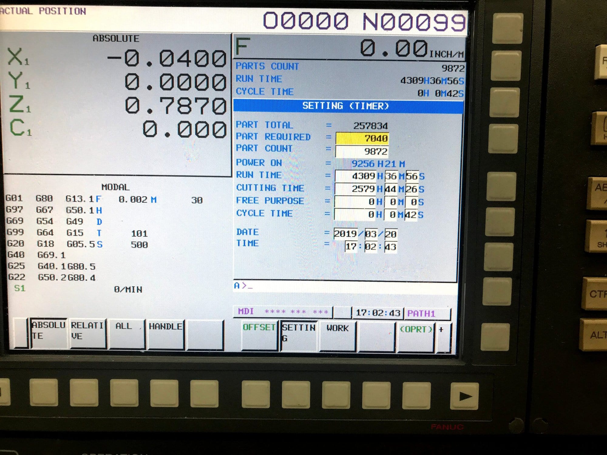 KSI TCM20S CNC Lathe, 2017 - Bar Feeder, Chip Conveyor - Image 2