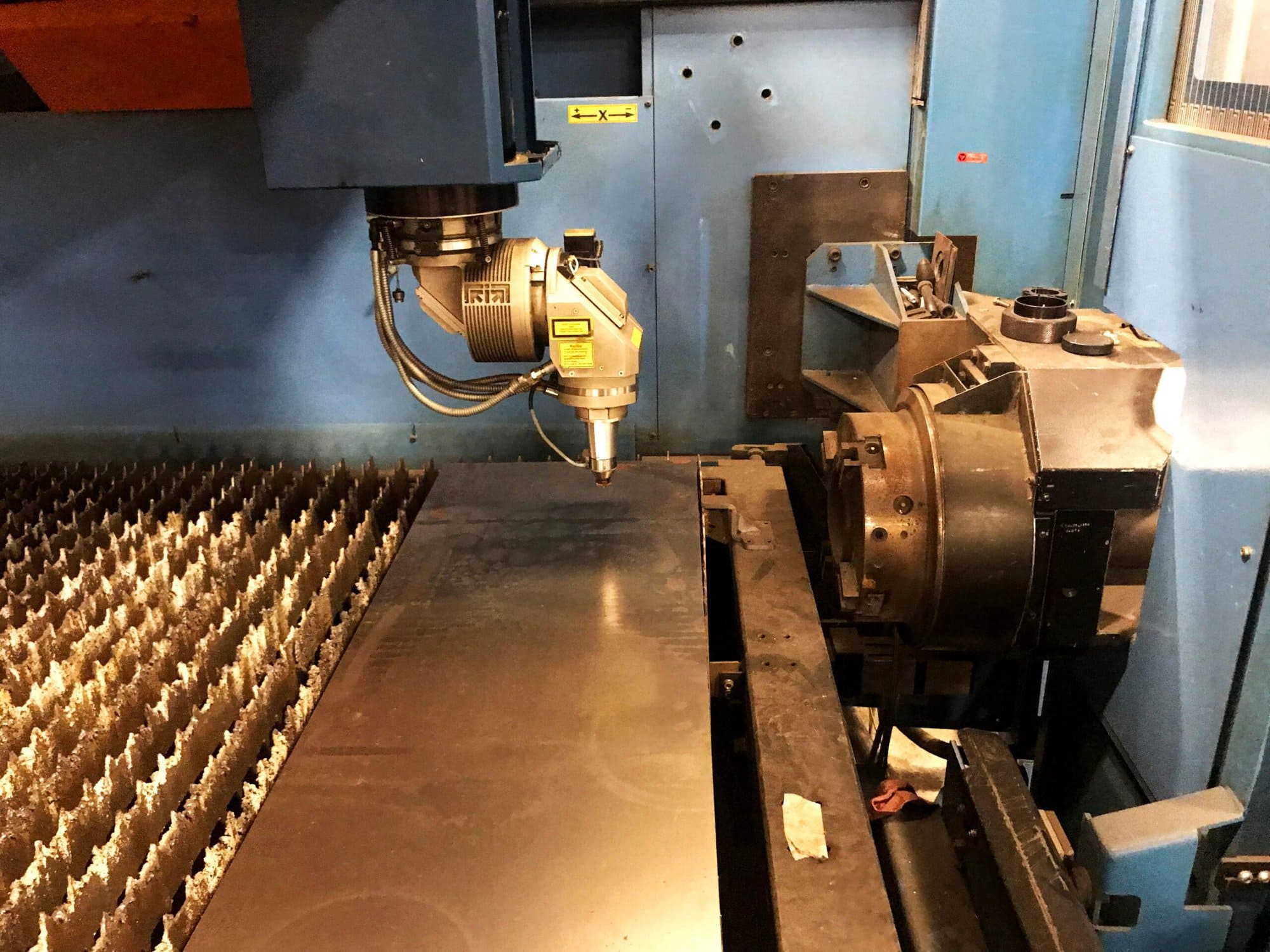 3000 Watt Prima Domino 1530HS 5-Axis CO2 Laser, 2004 - 5' x 10' Table - Image 5