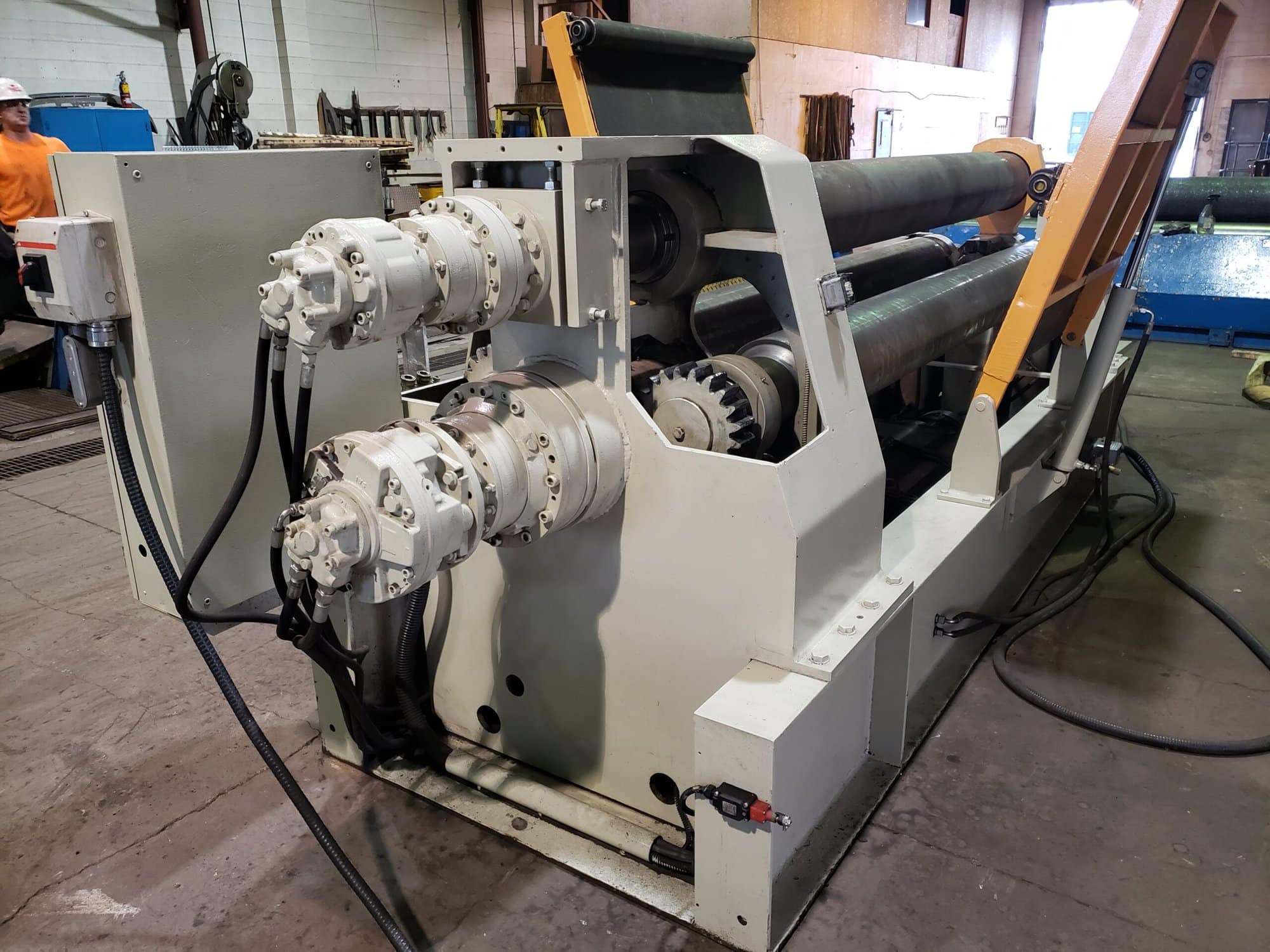 IMCAR SIHR 12/4 Plate Roller, 2009, With Adjustable Overhead Support - Video Available