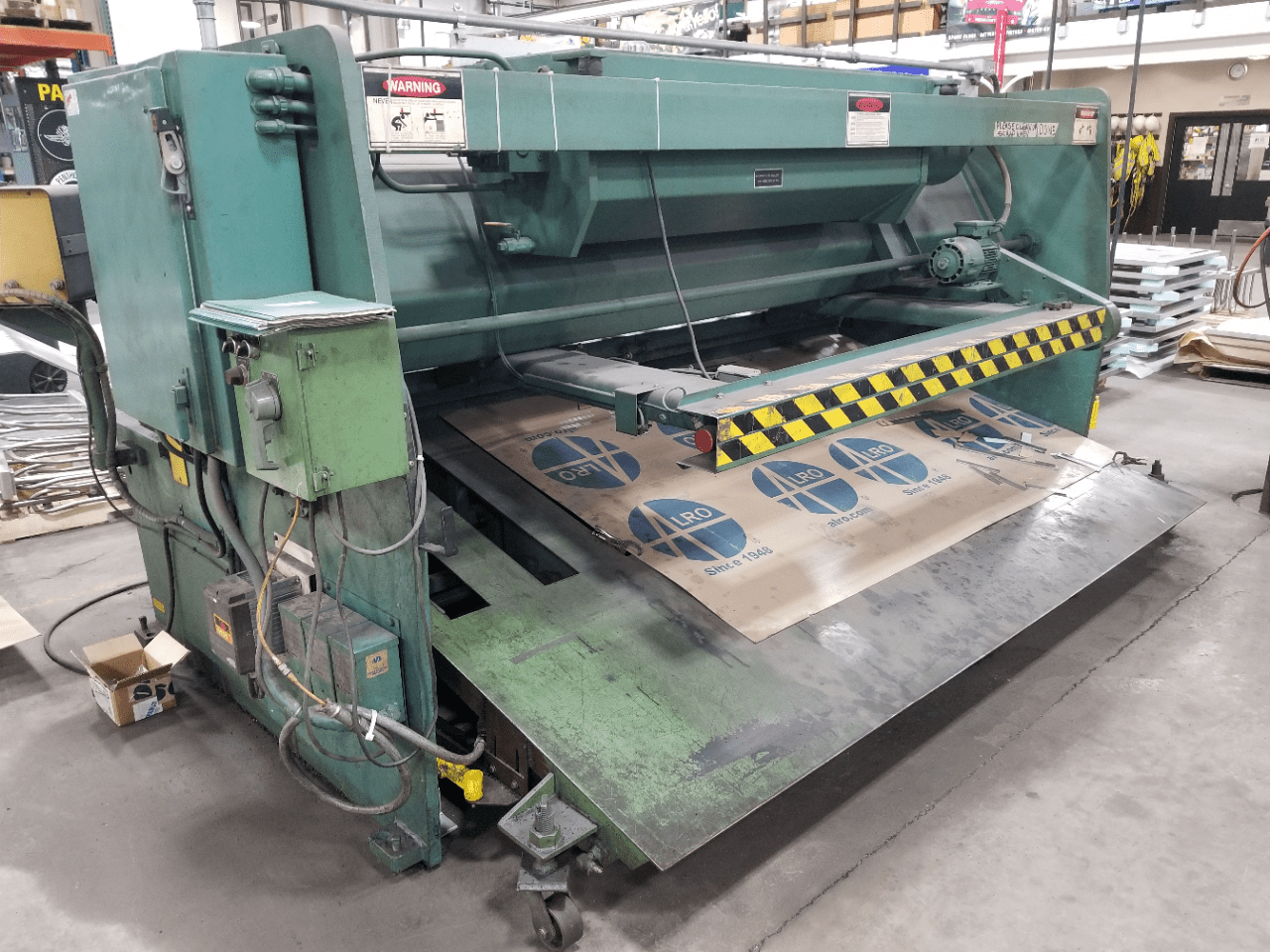 1/4" x 10' Wysong H-2510 Hydraulic Shear, 1990 - Image 6