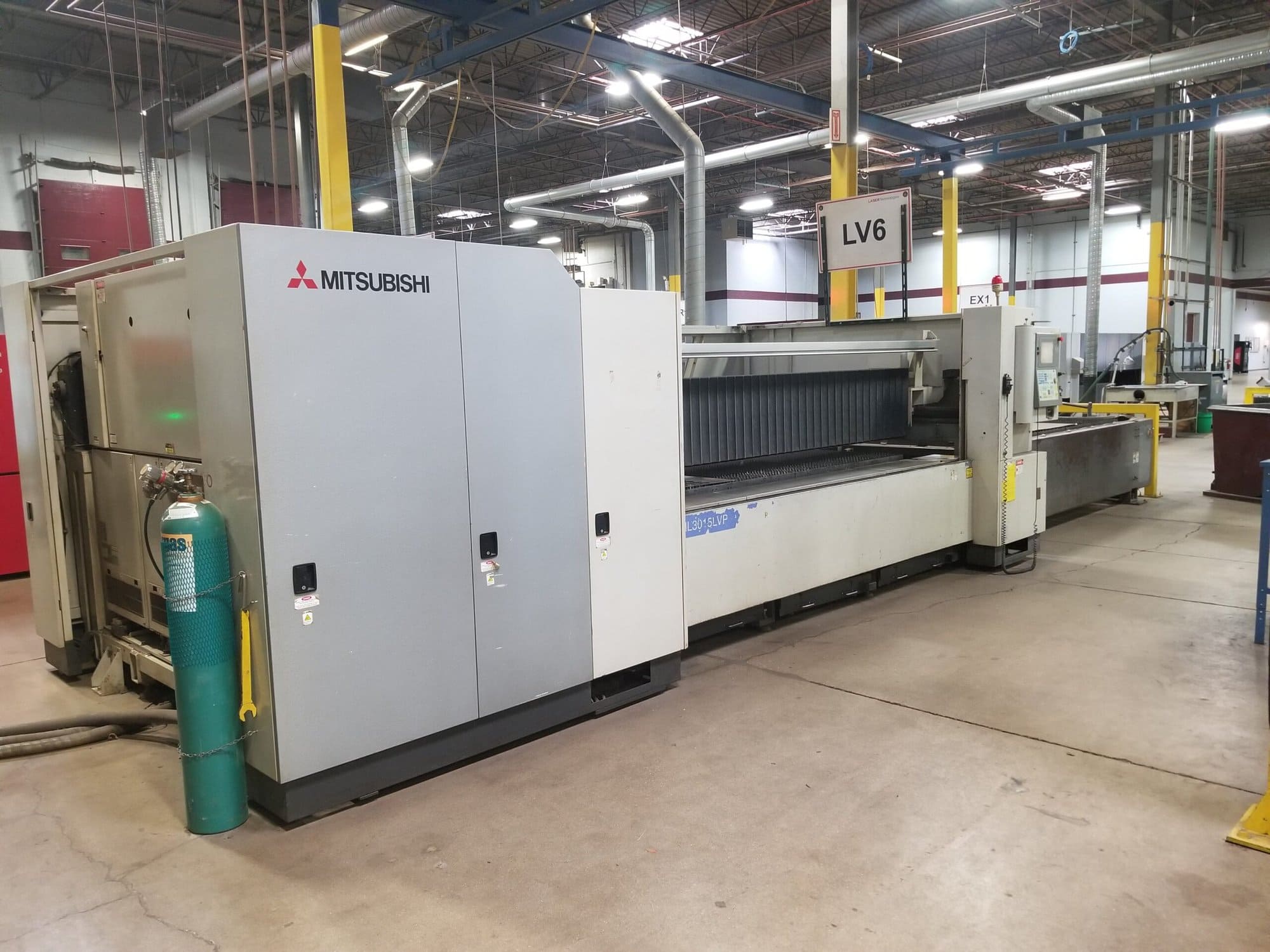 3500 Watt Mitsubishi ML3015LVP Laser, 2003 - 5' x 10' Table - Image 2