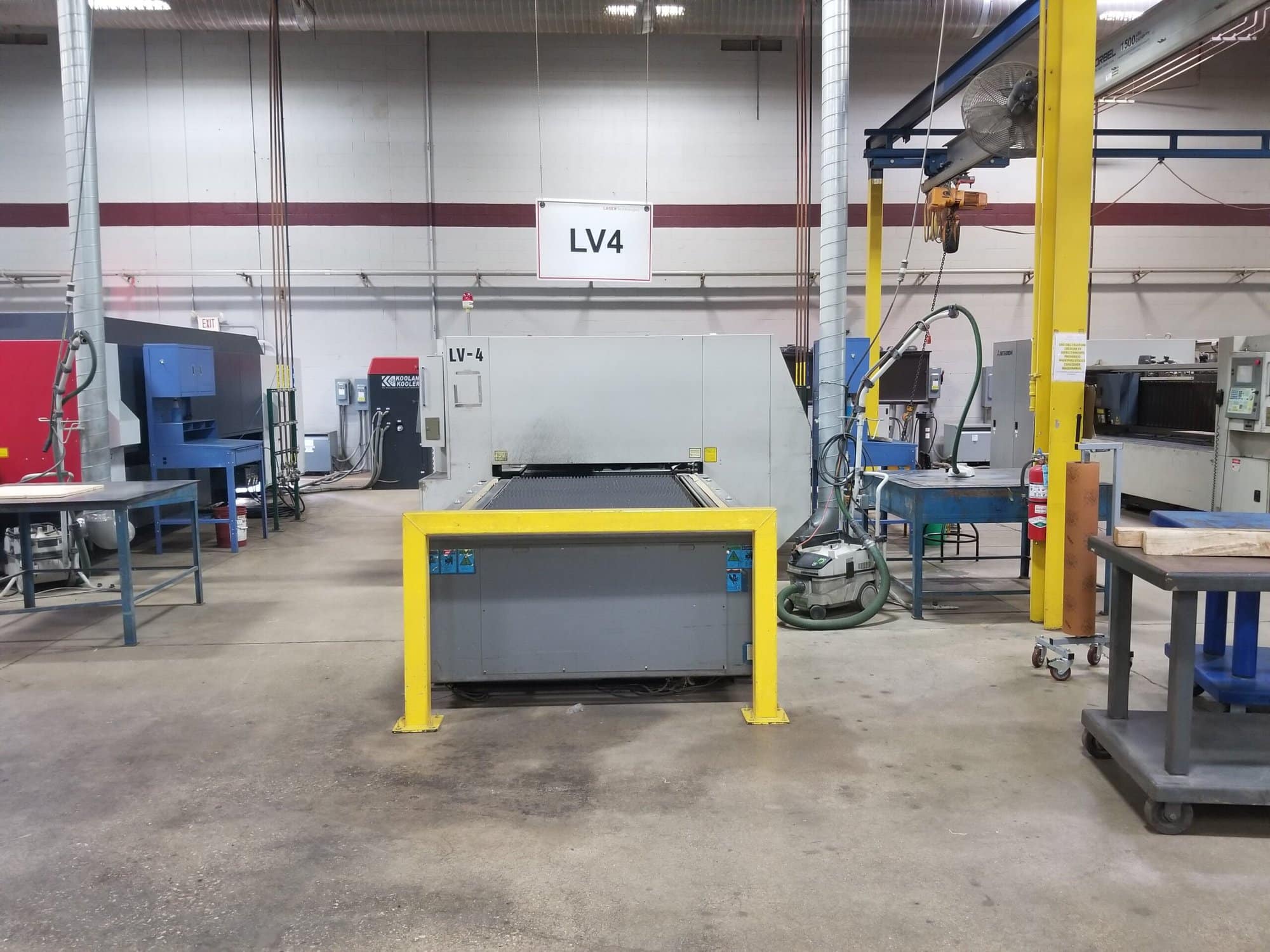 3500 Watt Mitsubishi 2512LVP Laser, 2002 - 4' x 8' Table - Image 4