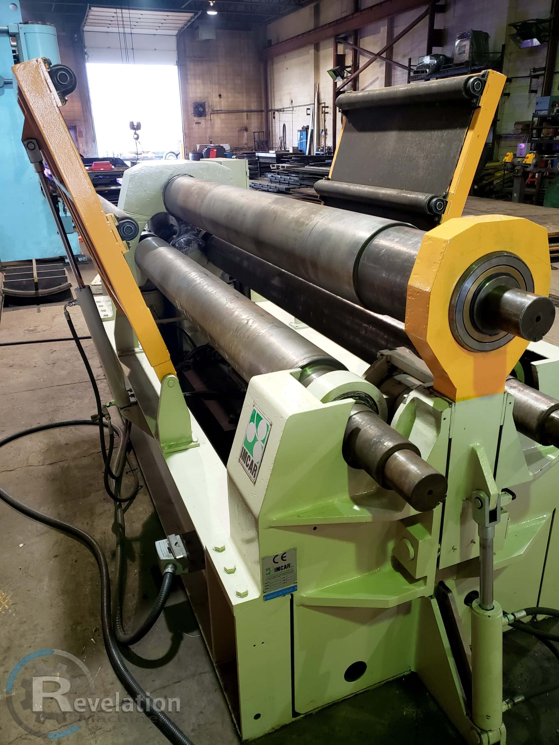 IMCAR SIHR 12/4 Plate Roller, 2009, With Adjustable Overhead Support - Video Available - Image 2