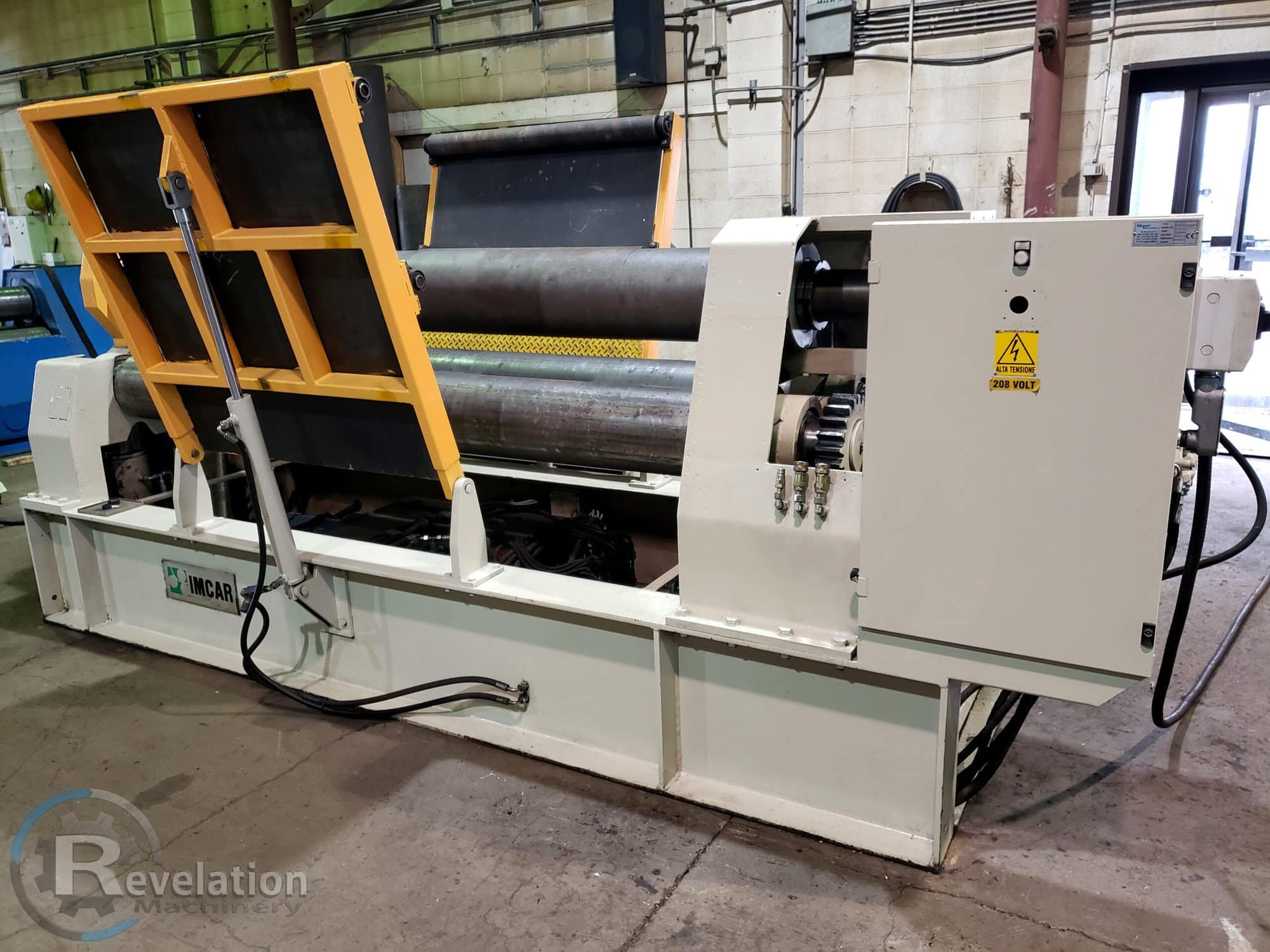 IMCAR SIHR 12/4 Plate Roller, 2009, With Adjustable Overhead Support - Video Available - Image 4