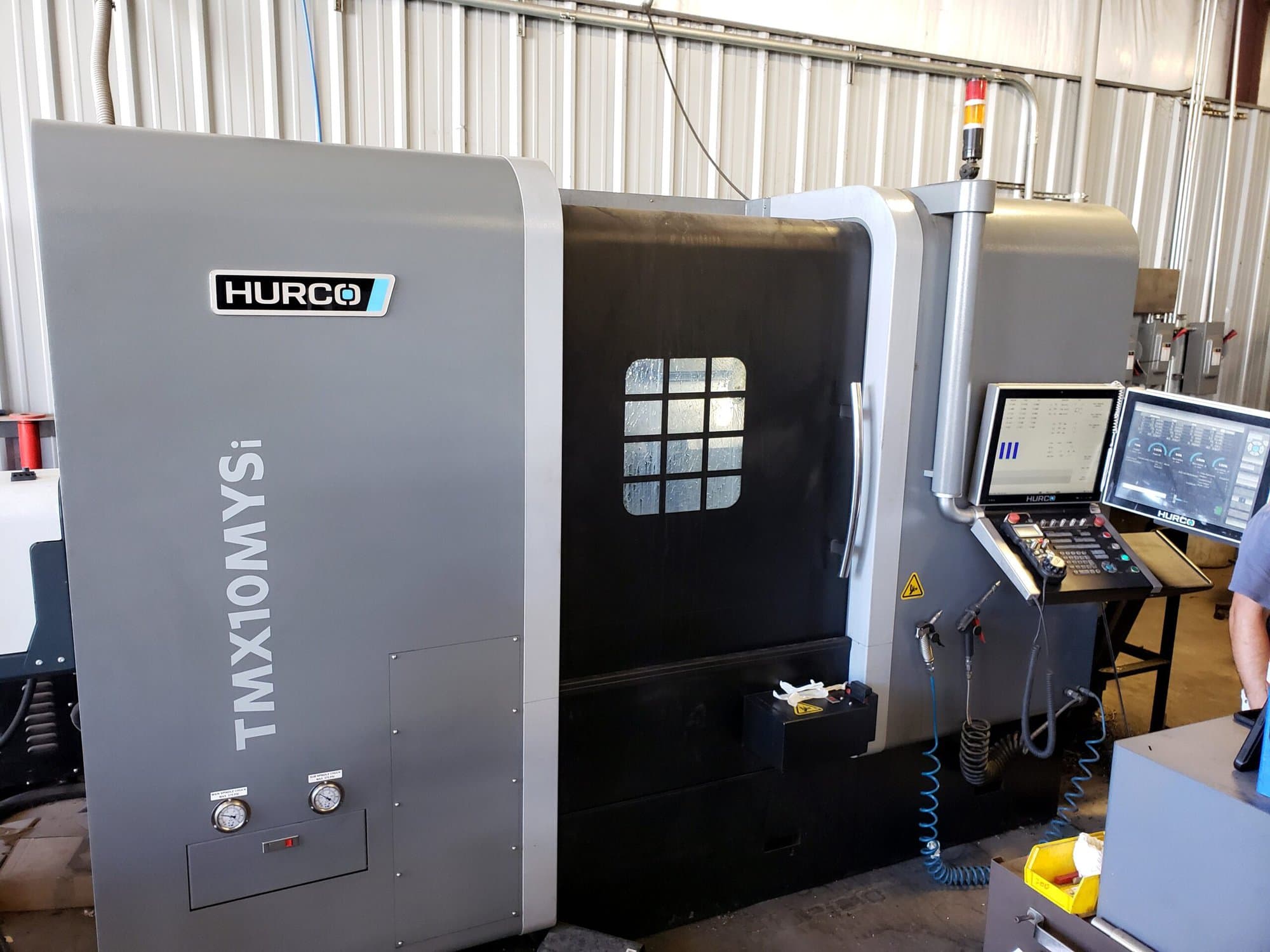 2018 Hurco TMX10MYSi CNC Lathe w/ LNS Quick Load Servo 80 S2 Bar Feeder, Y-Axis, Sub-Spindle, Live Tooling - Image 4